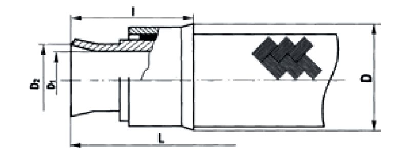 металлический шланг ИЯНШ.302437.011 чертеж металлический шланг ИЯНШ.302437.011 схема