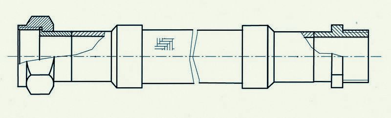 металлический шланг МШШГ чертеж металлический шланг МШШГ схема