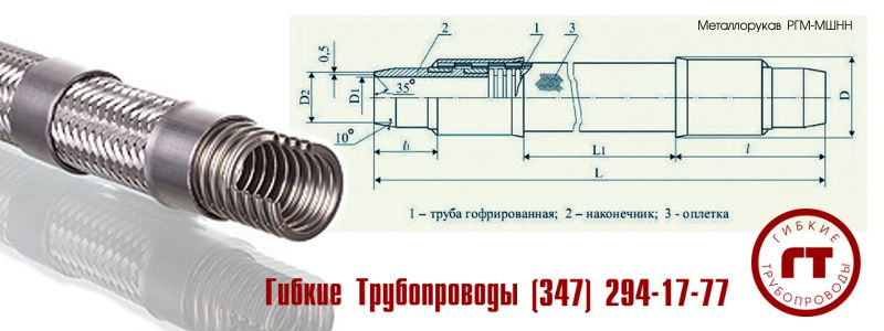 металлический шланг (металлорукав) МШНН металлический шланг (металлорукав) МШНН