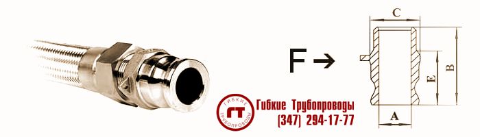 металлорукав camlock тип F металлорукав камлок тип F